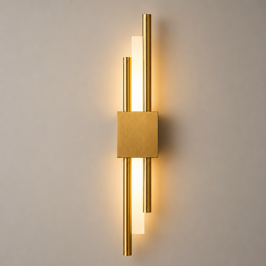 The Aldrin Gold Bar Wall Sconce