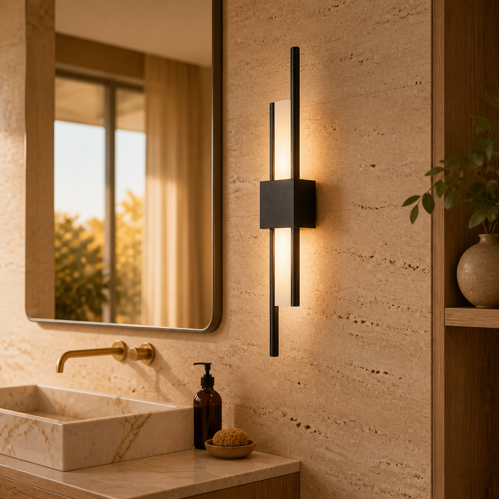 The Aldrin Gold Bar Wall Sconce
