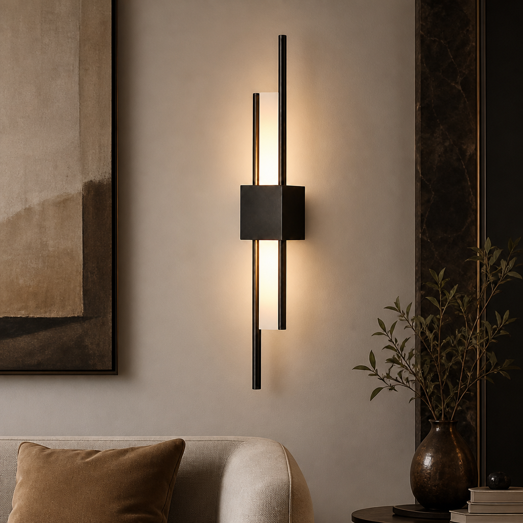 The Aldrin Gold Bar Wall Sconce