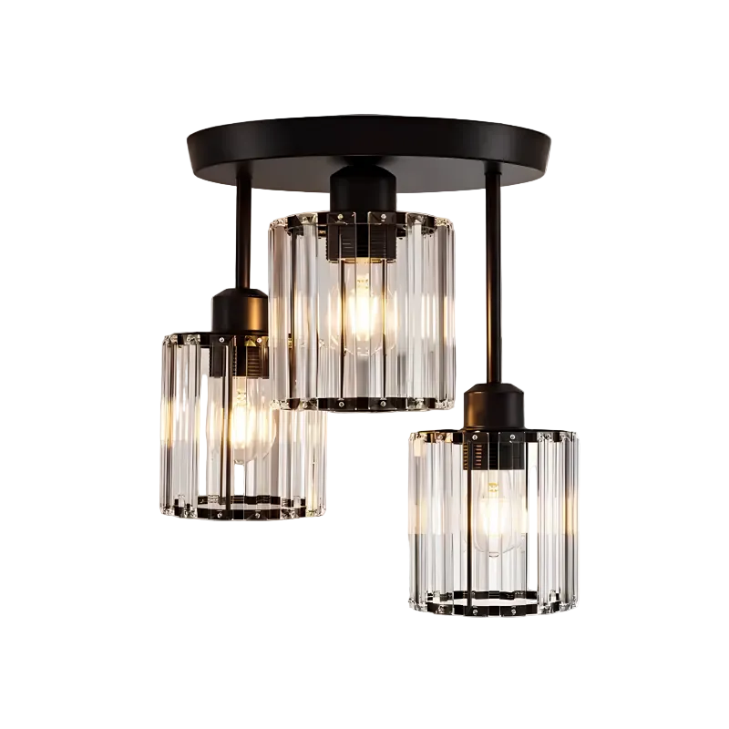 The Aurelia Crystal Semi-Flush Ceiling Light