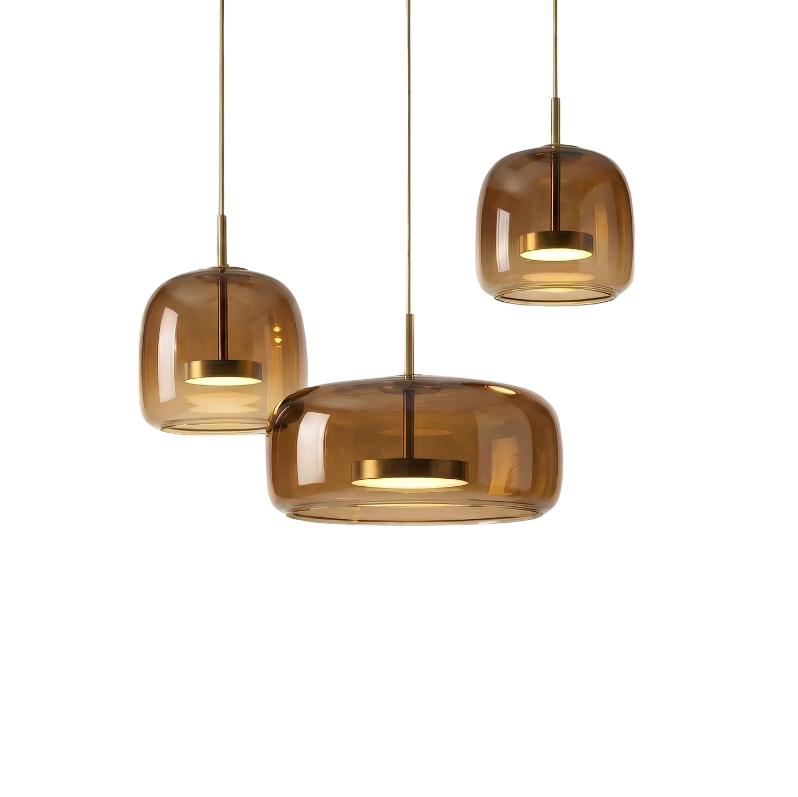 Oakhaven Modern Glass Pendant Light