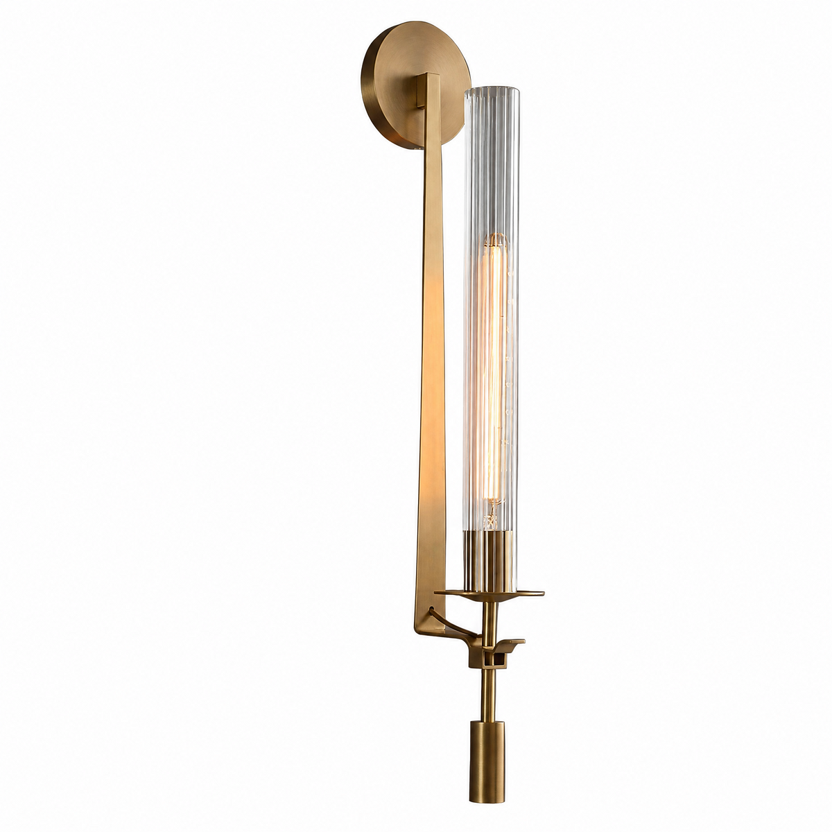The Riverdale Modern Gold Lamp Sconce