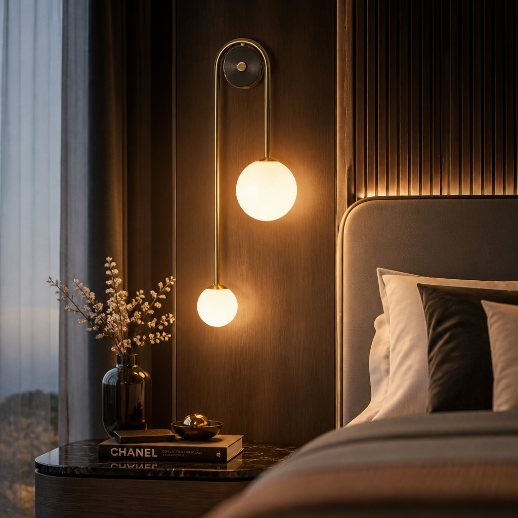 The Eragon Modern Gold Wall Sconce