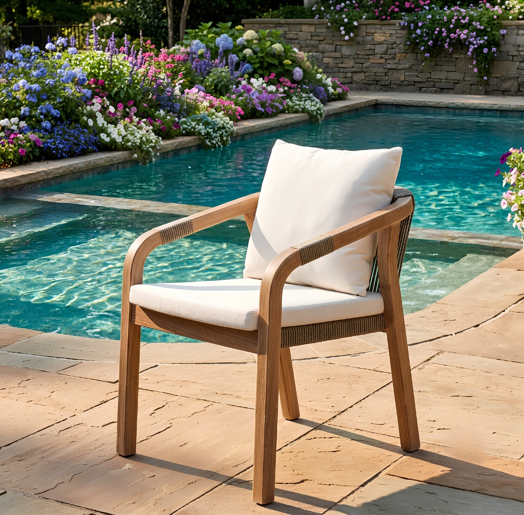Brockville Rectangular Outdoor Dining Table Set