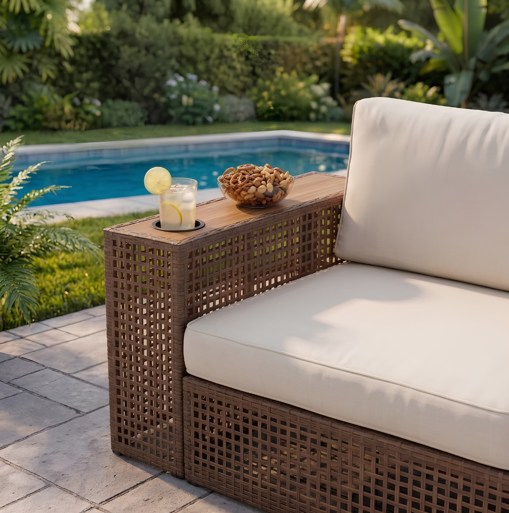 Wicker Outdoor Sectional Sofa Set