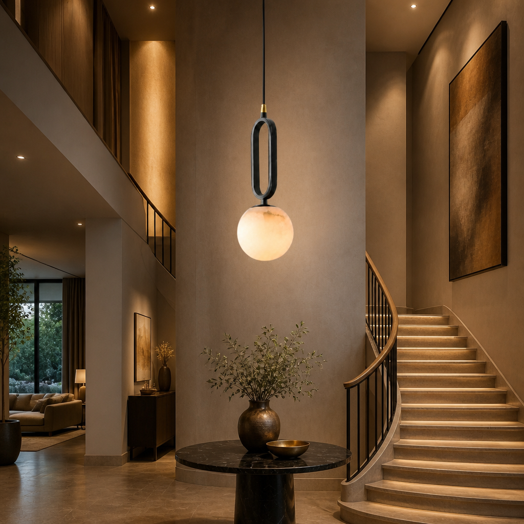 The Orion Marble Pendant Light