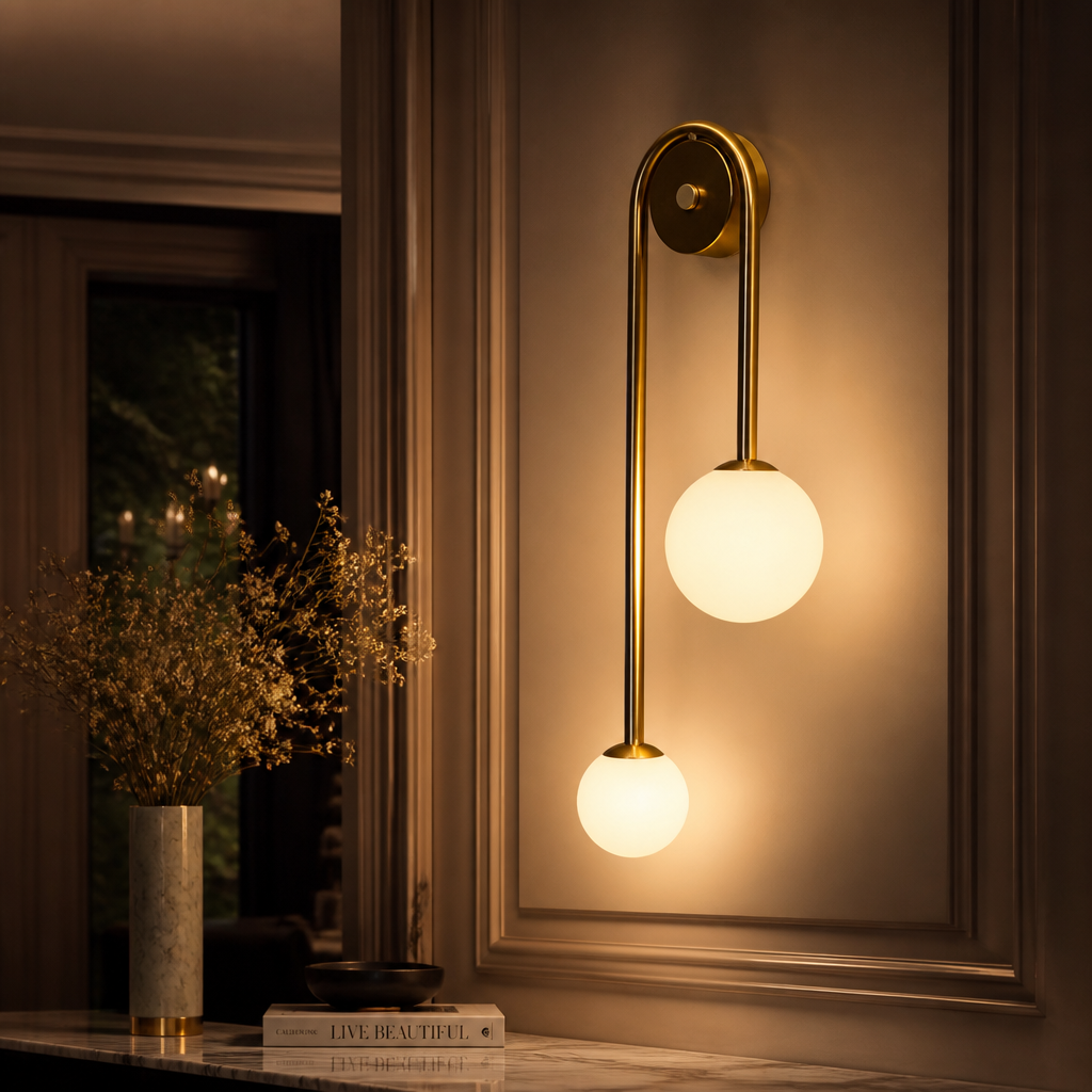 The Eragon Modern Gold Wall Sconce