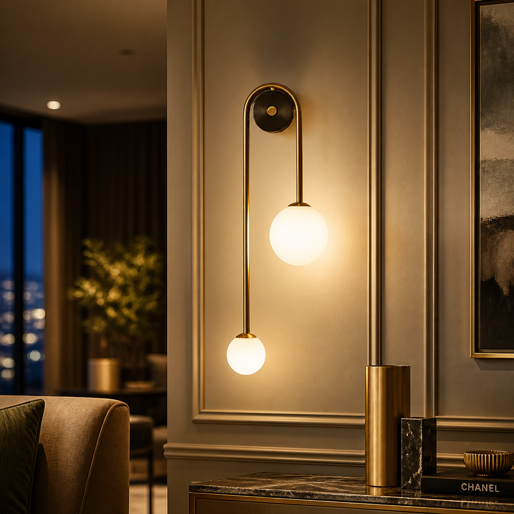 The Eragon Modern Gold Wall Sconce