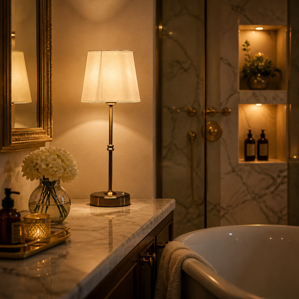 The Verona Slimline Cordless Lamp