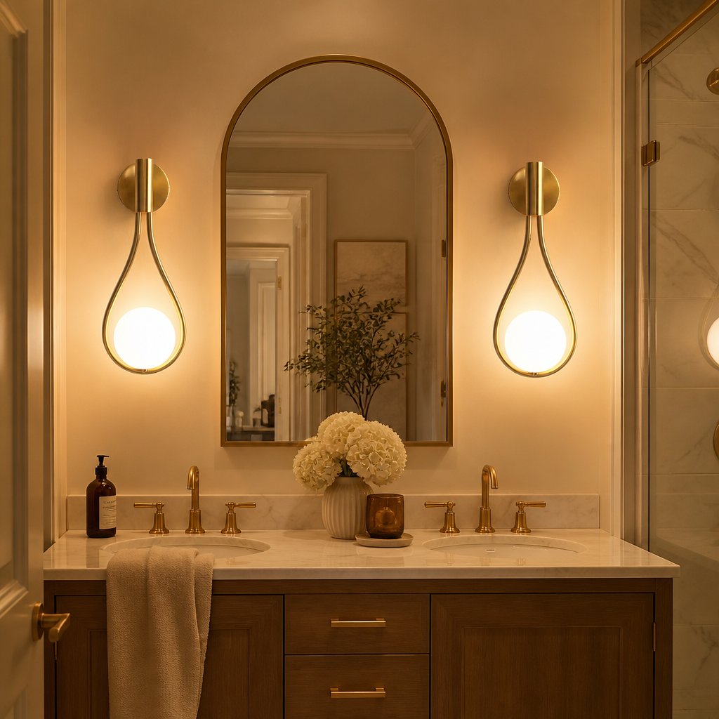 The Seraphina Modern Teardrop Wall Sconce